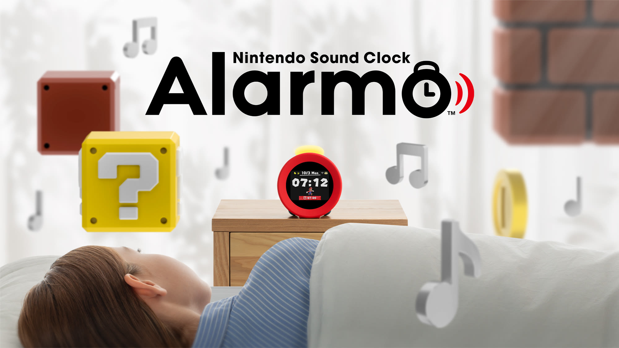 未開封】Nintendo いただか Sound Clock Alarmo レッド