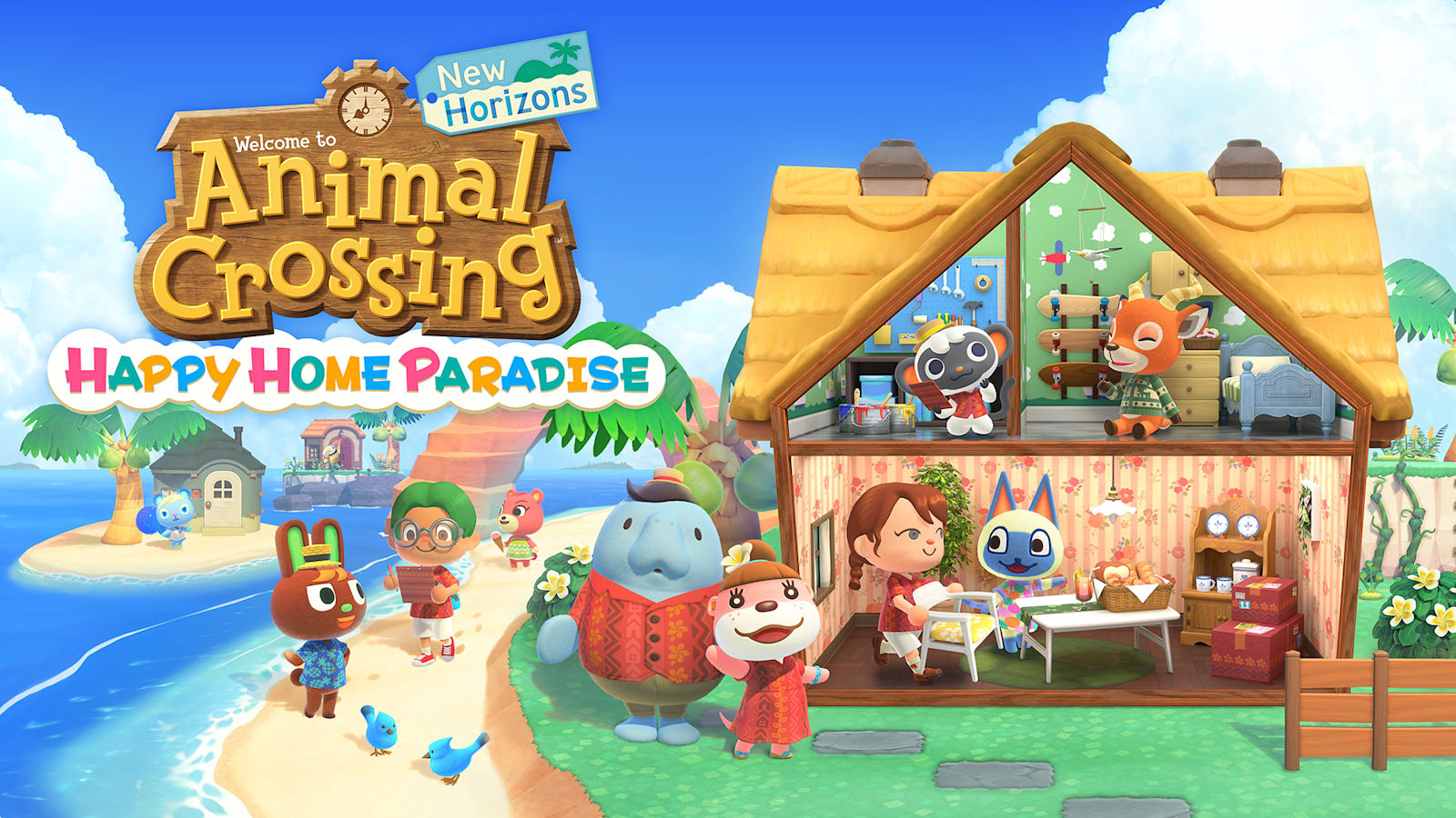 Animal Crossing: New Horizons – Happy Home Paradise key visual