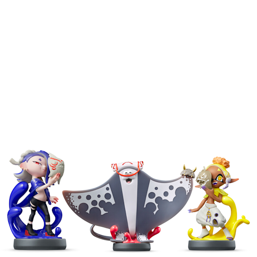 Splatoon 3 Triple Pack amiibo: Shiver, Big Man and Frye (Splatoon Collection)