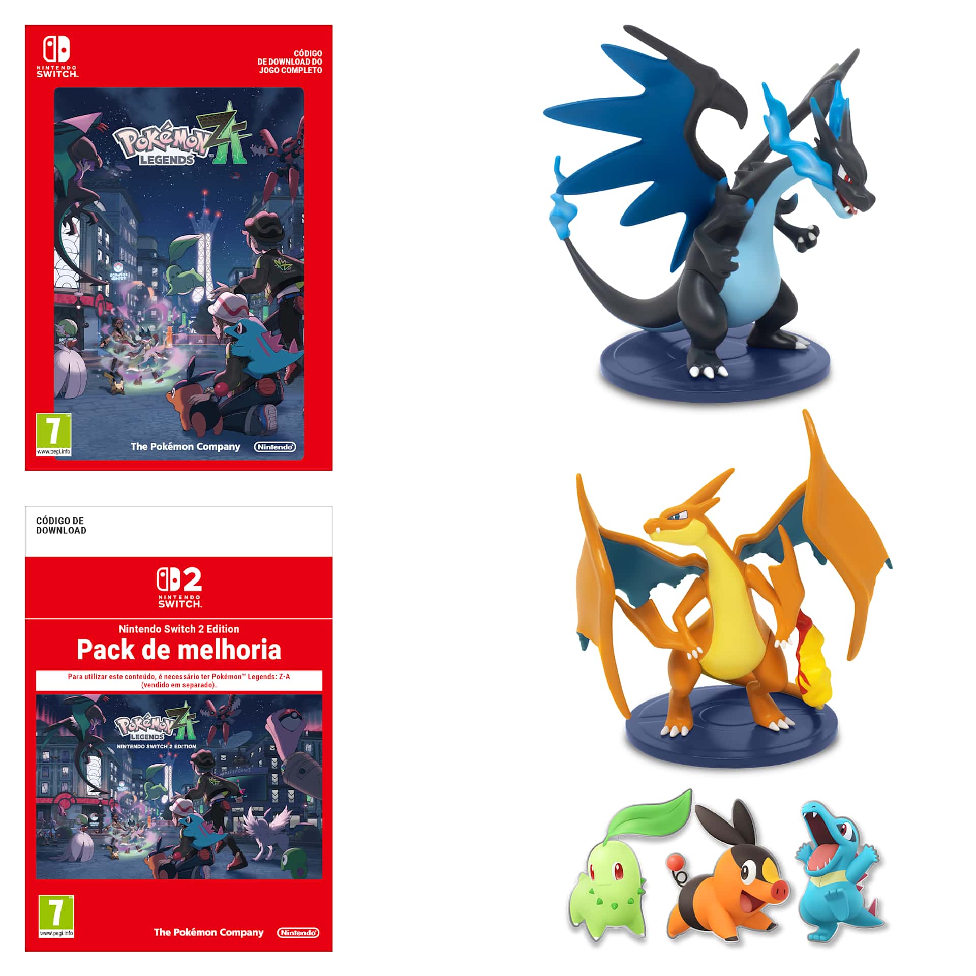 Conjunto Megaevolução Pokémon Legends: Z-A – Nintendo Switch 2