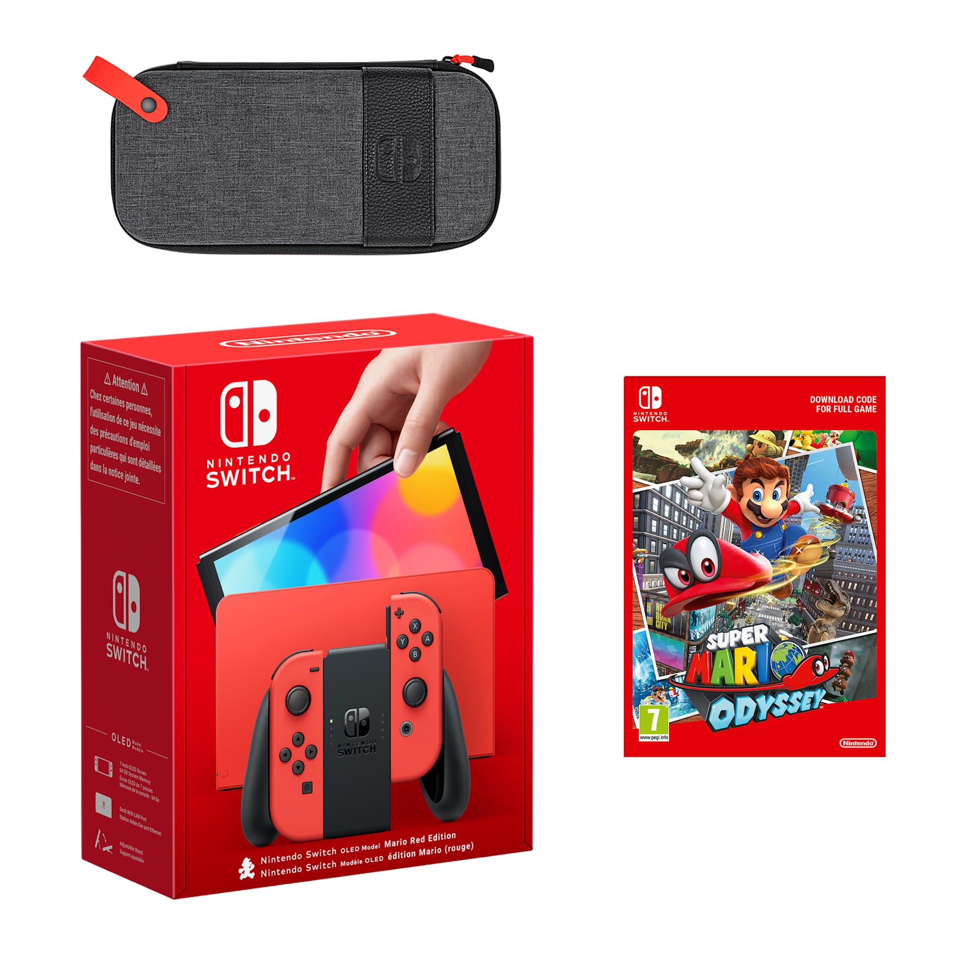 Nintendo Switch – OLED Model Mario Red Edition + Super Mario