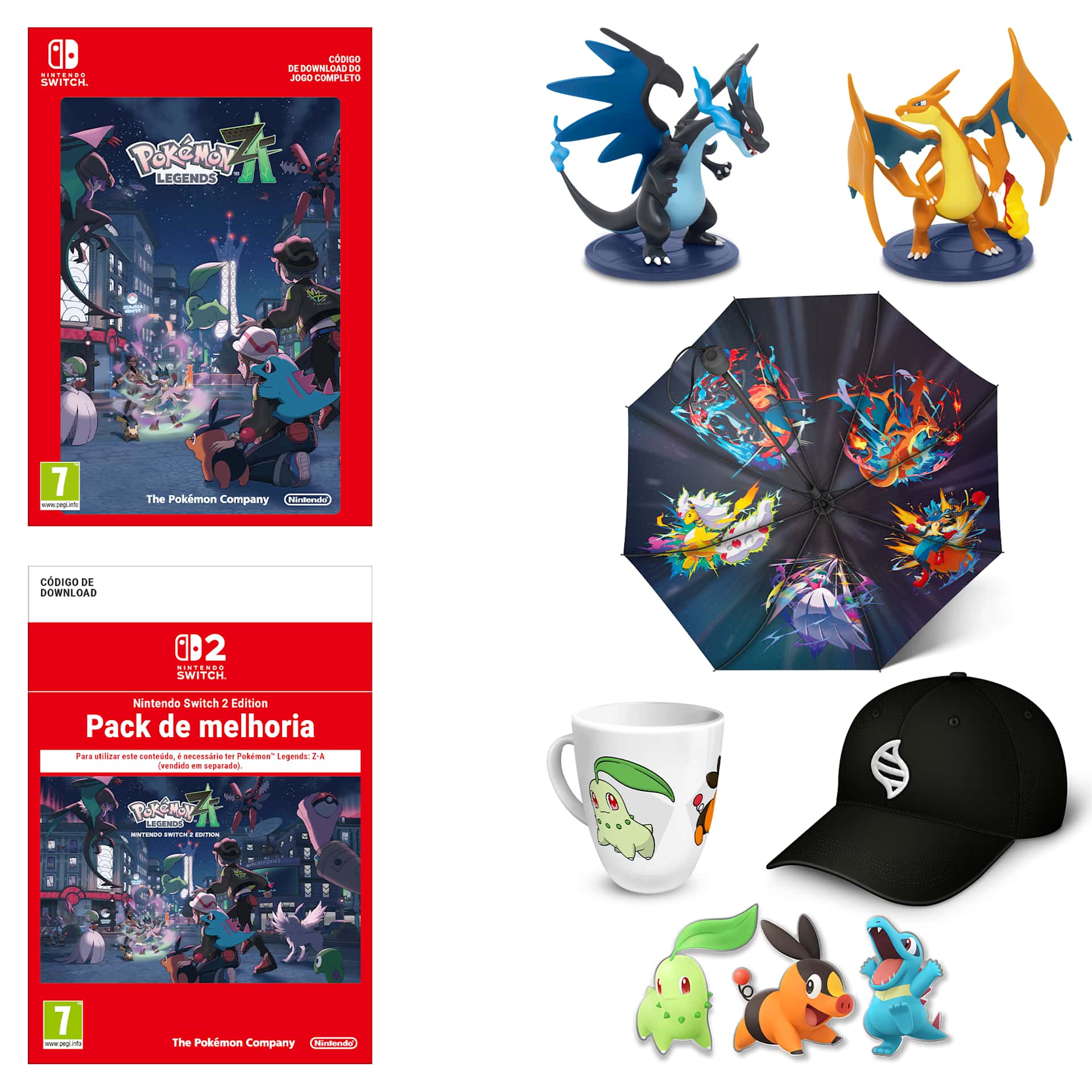 Conjunto Escolha dos campeões Pokémon Legends: Z-A – Nintendo