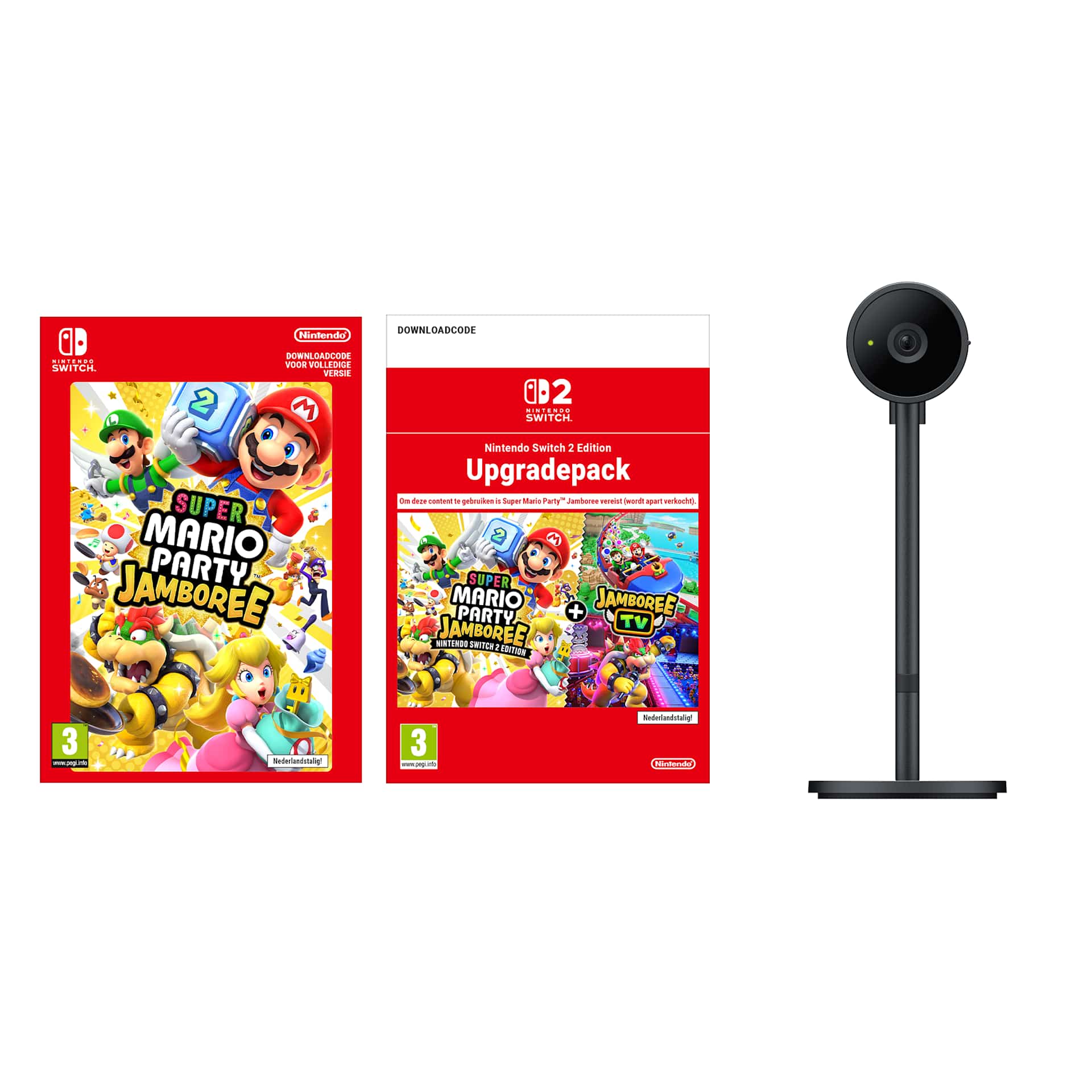 Nintendo Switch 2-camera + Super Mario Party Jamboree – Nintendo