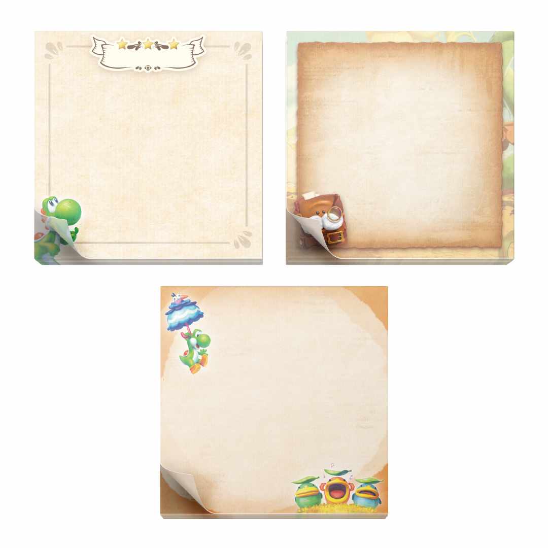 Set de notas adhesivas de Yoshi and the Mysterious Book