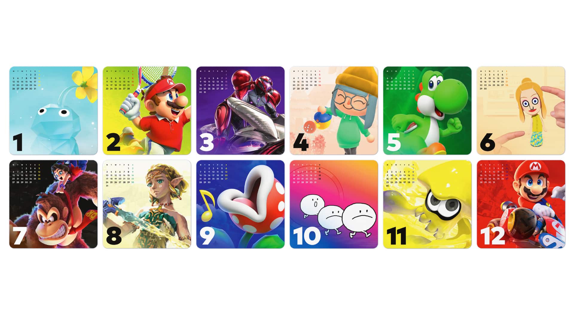 Calendario de 2026 de My Nintendo