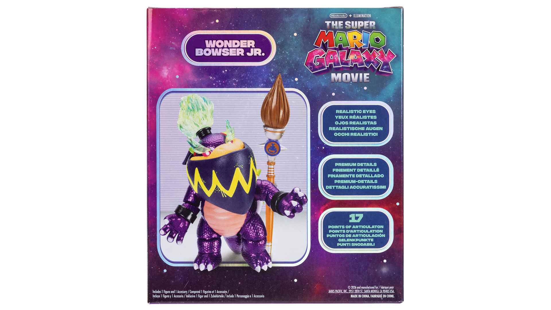 The Super Mario Galaxy Movie 13 cm Figure Series – Wonder Bowser Jr ...