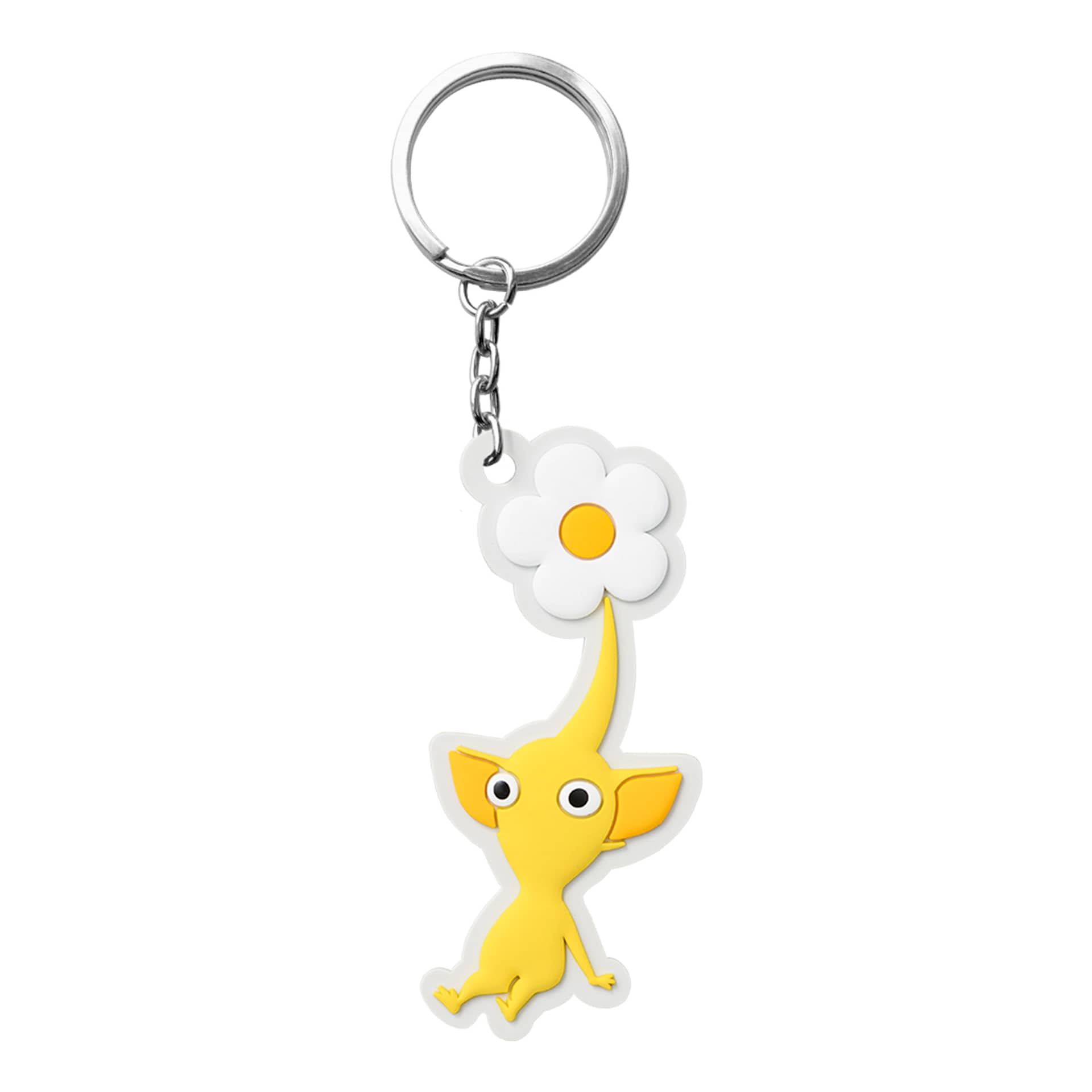 Pikmin 4 Rubber Cutout Keychain (Yellow Pikmin) - Nintendo Store