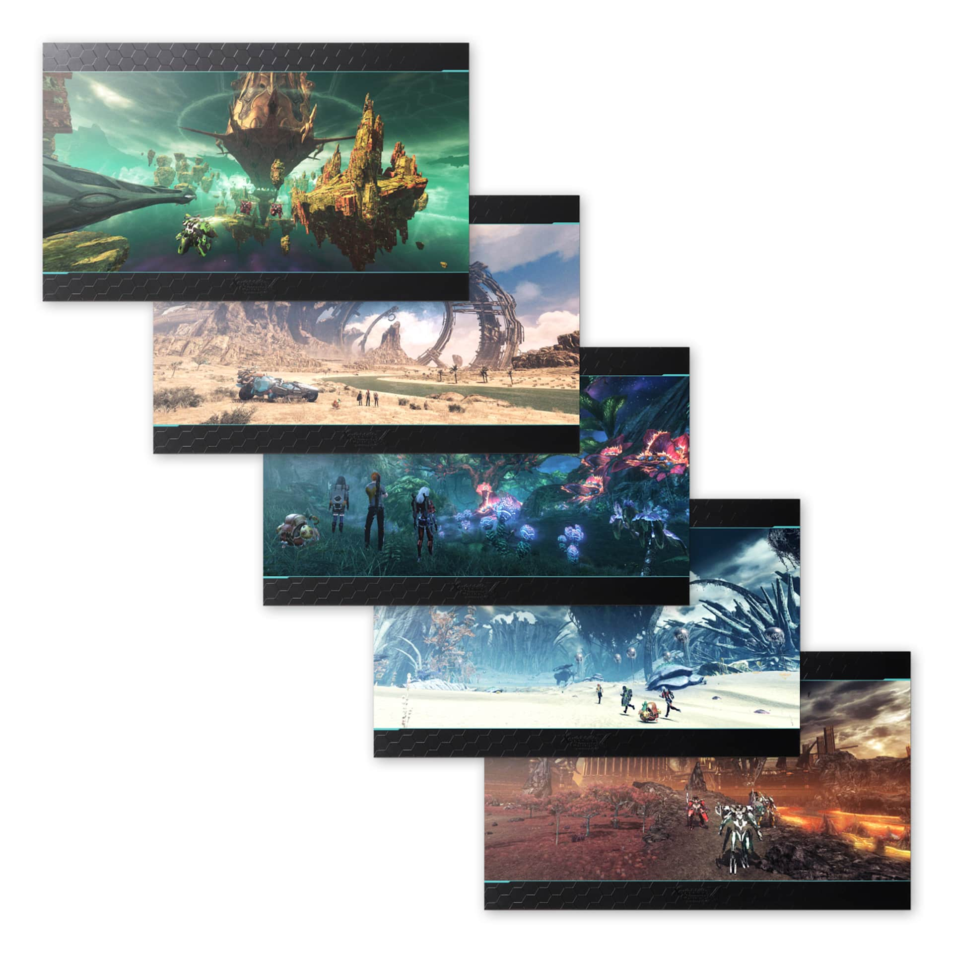 Set de tarjetas ilustradas de Xenoblade Chronicles X: Definitive Edition