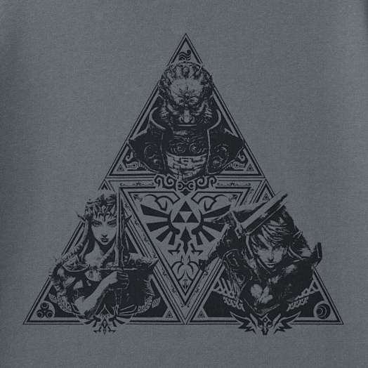 The Legend of Zelda Triforce Sweatshirt Kids My Nintendo Store