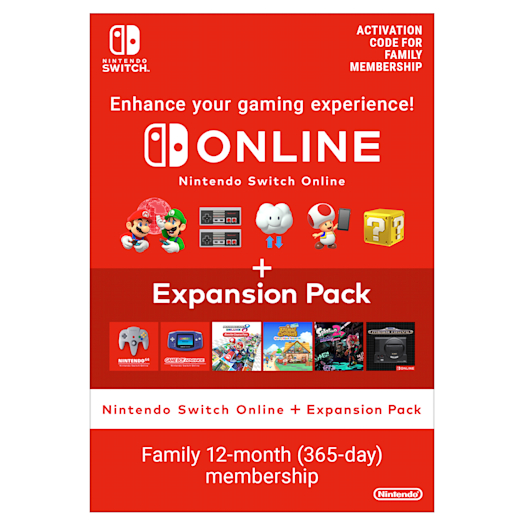Nintendo Switch Online + Expansion Pack Membership - My Nintendo Store