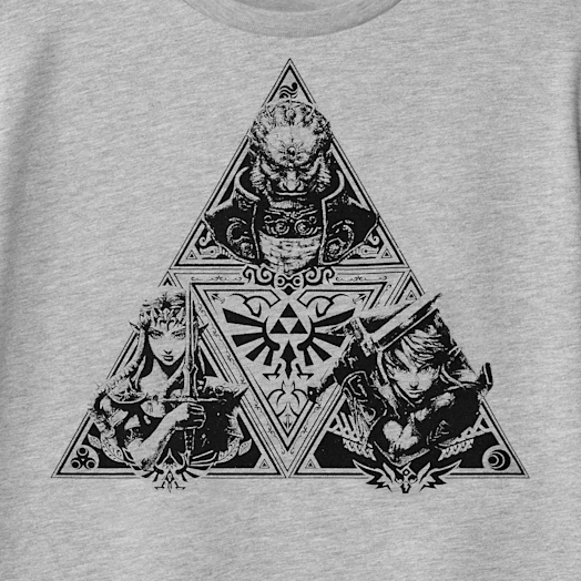 T-shirt Zelda Noir – Légende De Zelda Décontracté Taille L Homme