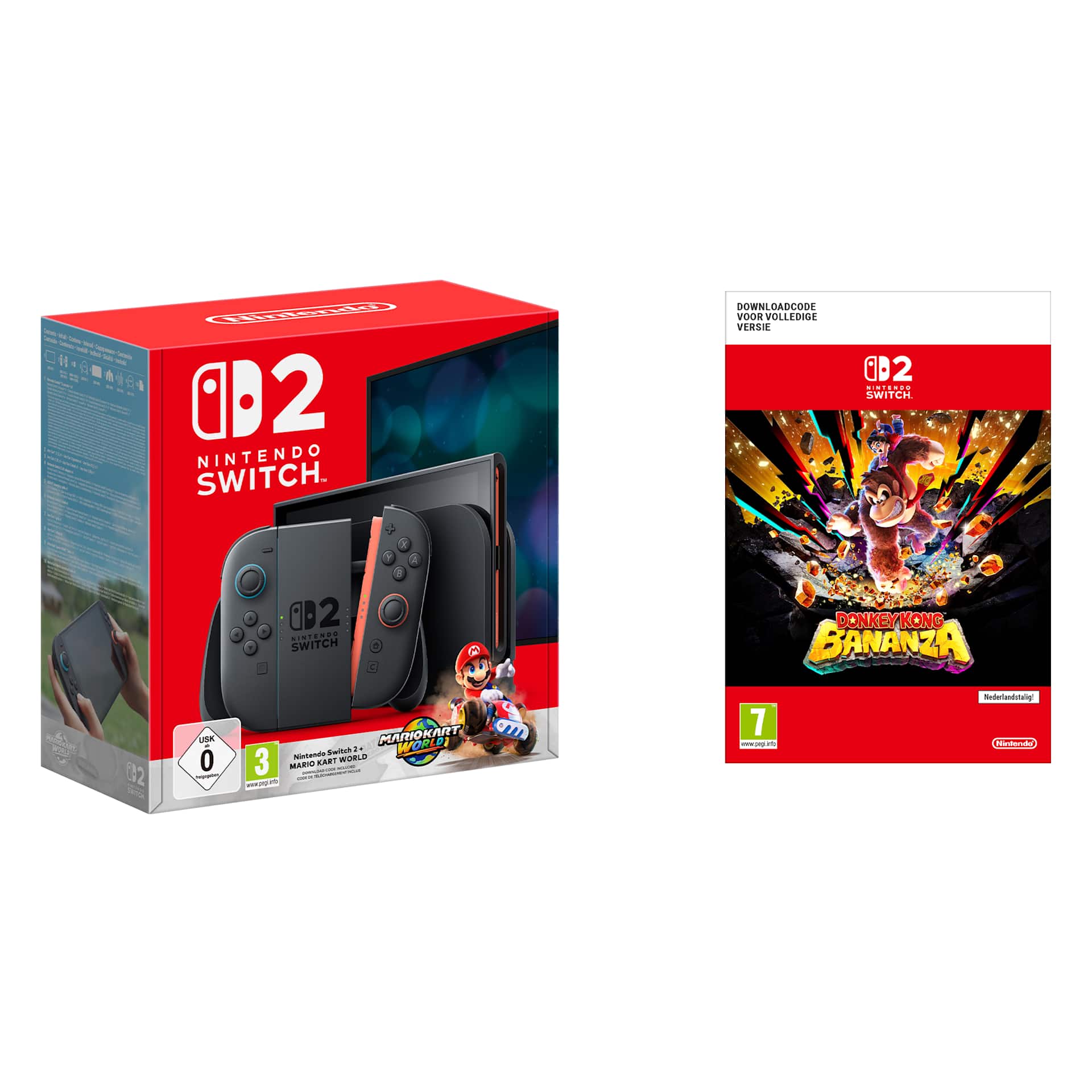 Nintendo Switch 2 + Mario Kart World + Donkey Kong Bananza - My