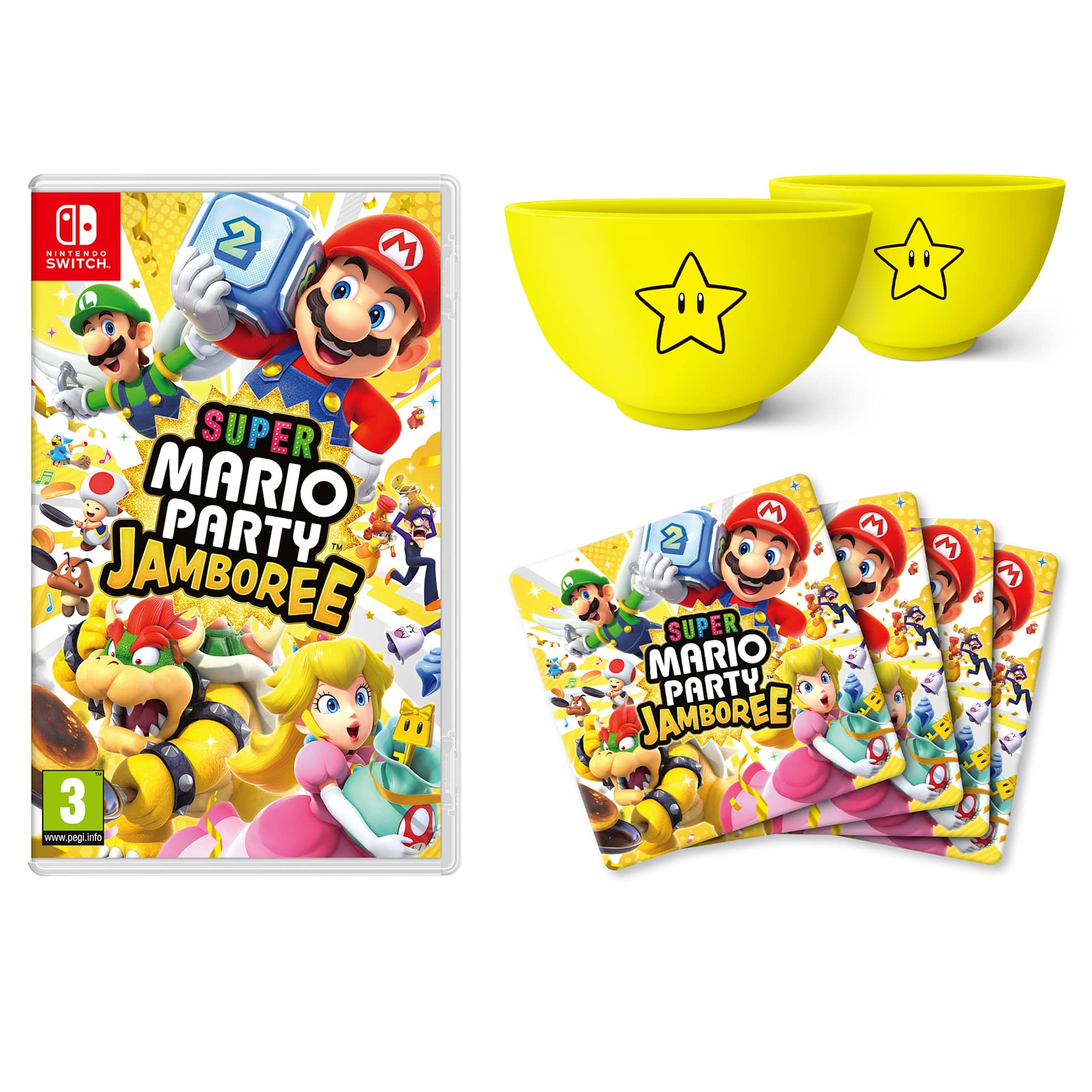 Mario Party Switch Super Mario Party + Joy-Con Bundle (Pastel