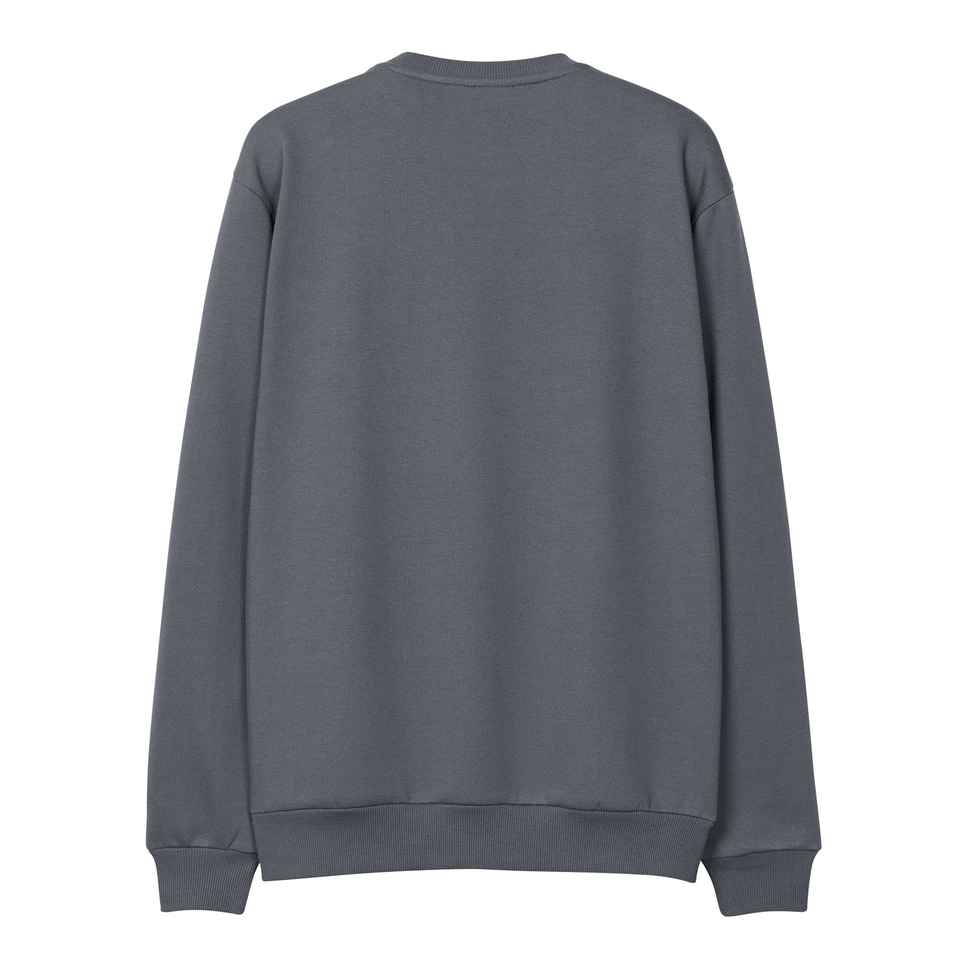 thumbnail: HRM 902 Unisex Sweatshirt – Grijs Gemengd – Zachte Katoenmix – Wasbaar Op 60°C – Basic Sweater Voor Dames & Heren