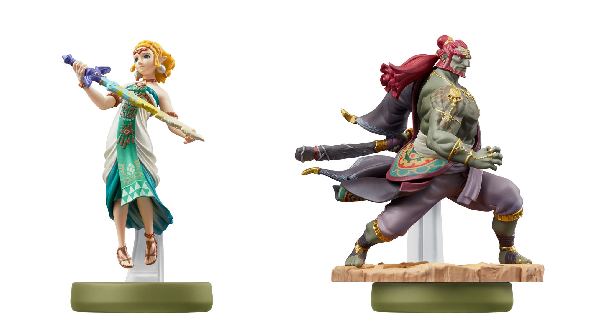 Zelda (Tears of the Kingdom) amiibo and Ganondorf (Tears of the Kingdom) amiibo