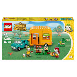 LEGO® Animal Crossing Caravana de Gandulio y tienda de jardinería