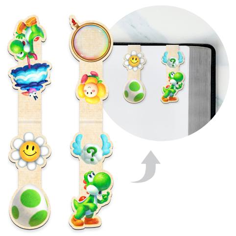 Marcapáginas magnéticos de Yoshi and the Mysterious Book