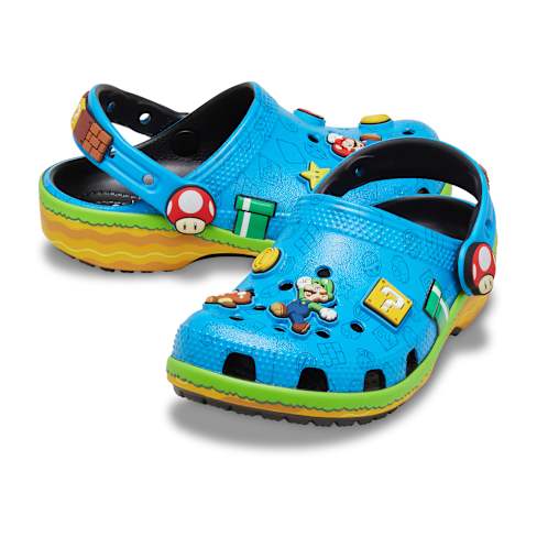 Zuecos clásicos de Super Mario (infantil)