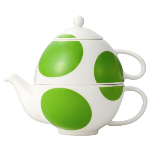 Super Mario (Yoshi) – Set de tetera y taza de huevo de Yoshi