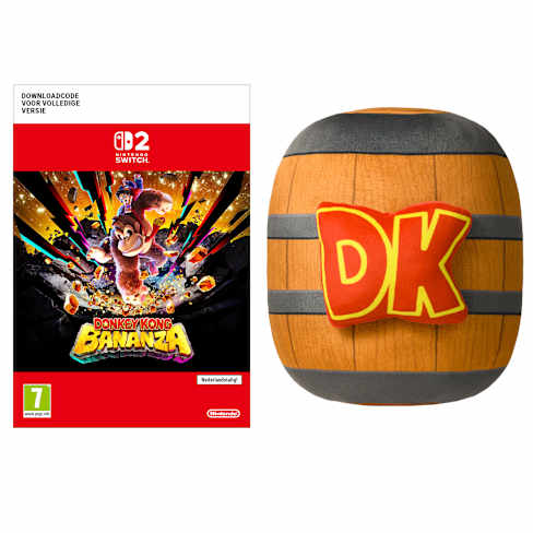 DONKEY KONG エコバッグ S DKロゴ Donkey Kong Bananza + Donkey Kong DK Barrel Shoulder Bag