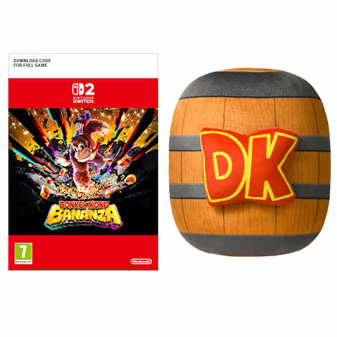 Donkey Kong Bananza + Donkey Kong DK Barrel Shoulder Bag