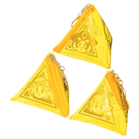 Bolsita transparente de la Trifuerza de The Legend of Zelda