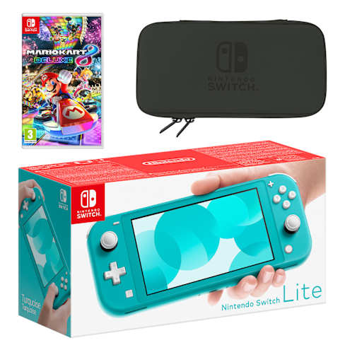 Nintendo Switch Lite (Turquoise) Super Smash Bros. Ultimate Pack