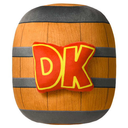 Donkey Kong DK Barrel Cushion