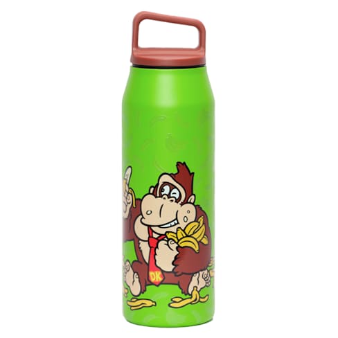 Botella de Donkey Kong con plátanos