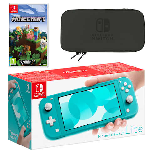 Nintendo Switch Lite (Turquoise) Super Smash Bros. Ultimate Pack