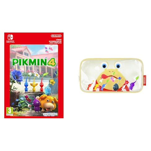 Pack com Pikmin 4 + conjunto de 3 porta-chaves – My Nintendo Store