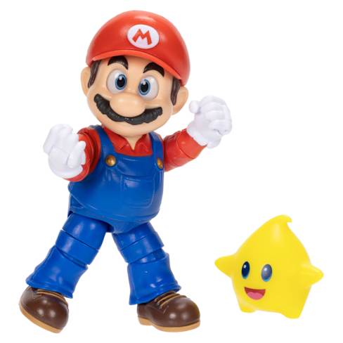Serie de figuritas (13 cm) de Super Mario Galaxy La Película – Mario con Destello amarillo