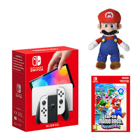 Nintendo Switch Super Mario Bros. Wonder & 3D Collection Nintendo Switch – OLED Model (Neon Blue/Neon Red) Super Mario Bros