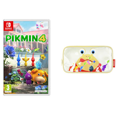 Pikmin 4 & 3 デラックス セット Pack com Pikmin 4 + conjunto de 3 porta-chaves – My Nintendo Store