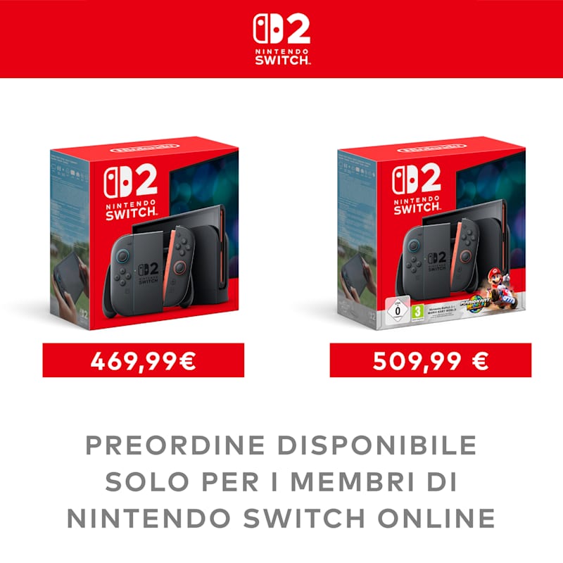 Nintendo Switch 2 disponibile per il preordine!