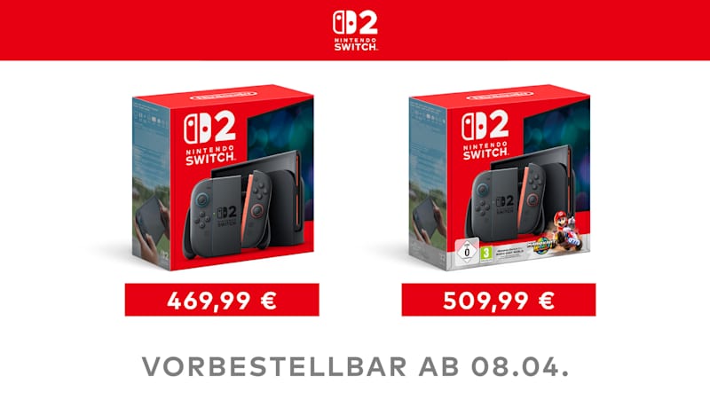 Ab 08.04. können Nintendo Switch 2-Konsolen im My Nintendo Store vorbestellt werden