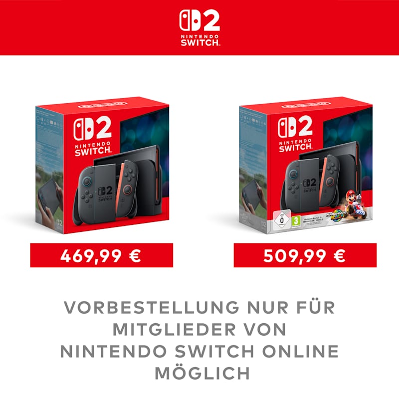 Nintendo Switch 2 kann vorbestellt werden!
