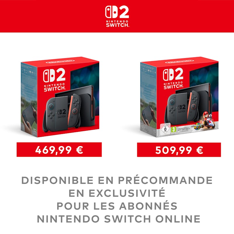 La Nintendo Switch 2 est disponible en précommande !