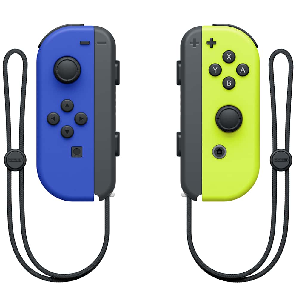 Nintendo Switch 青/黄 Joy-Con ケース付き Nintendo Switch Blue Joy-Con (L) and Neon Yellow Joy-Con (R