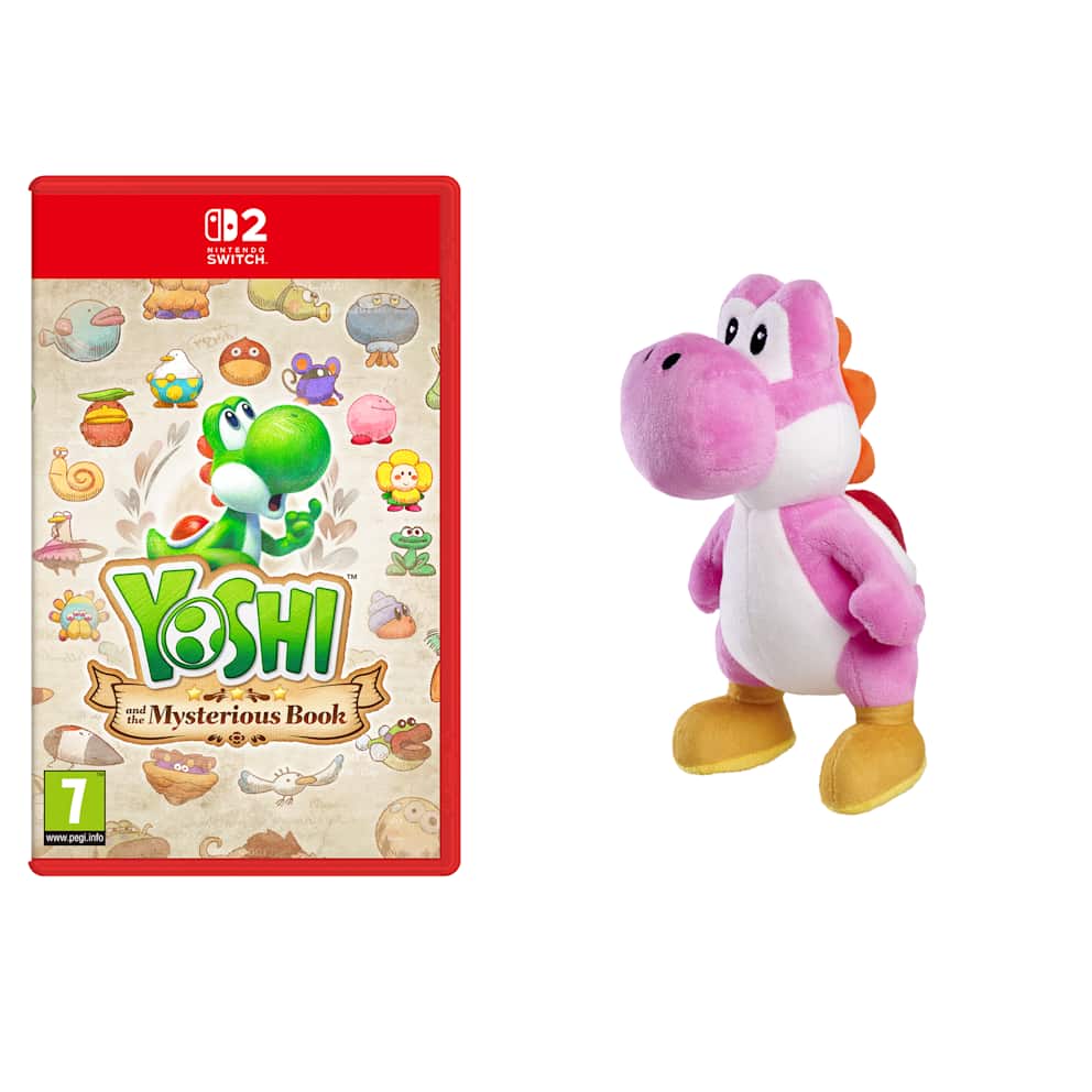 Yoshi and the Mysterious Book + Pink Yoshi Soft Toy - Nintendo Store
