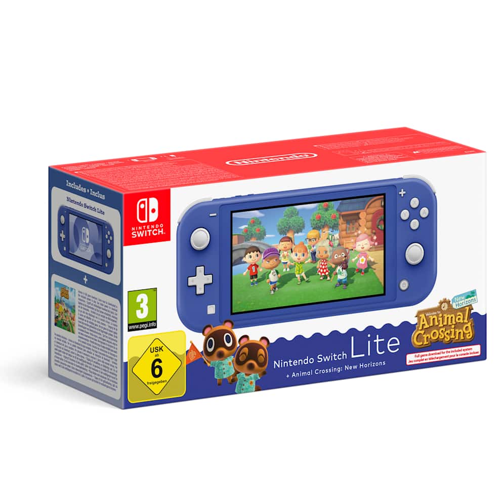 Nintendo Switch Lite (Blue) + Animal Crossing: New Horizons - My