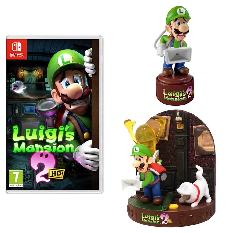 Luigi's Mansion 2 HD + Diorama + Wackel-Luigi - My Nintendo Store