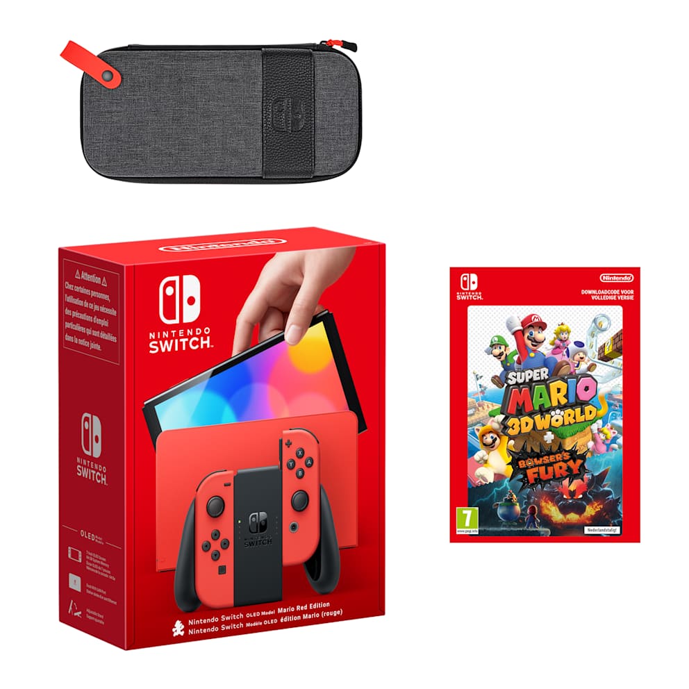 Nintendo Switch – OLED-Model Mario Edition (rood) + Super Mario 3D ...