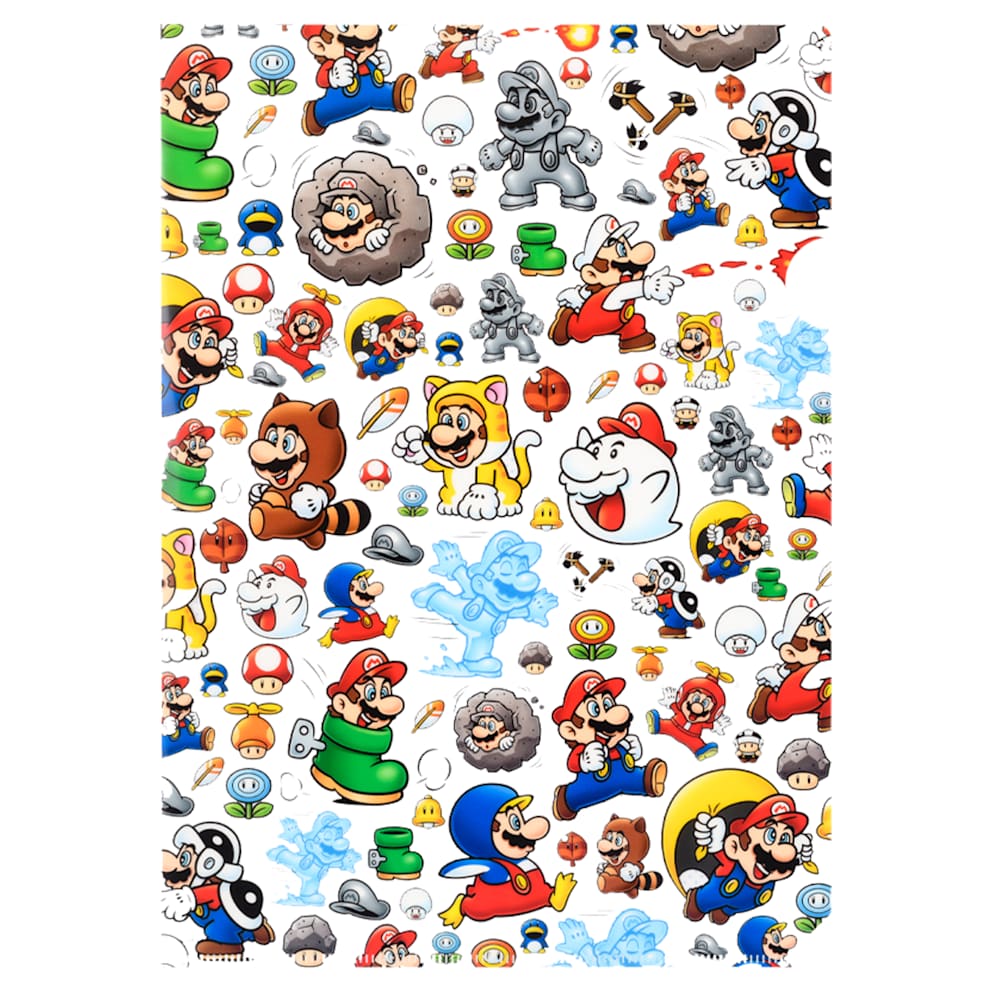 Super Mario Power-Up A4 Clear Folder (Power-Up Parade) - My Nintendo Store