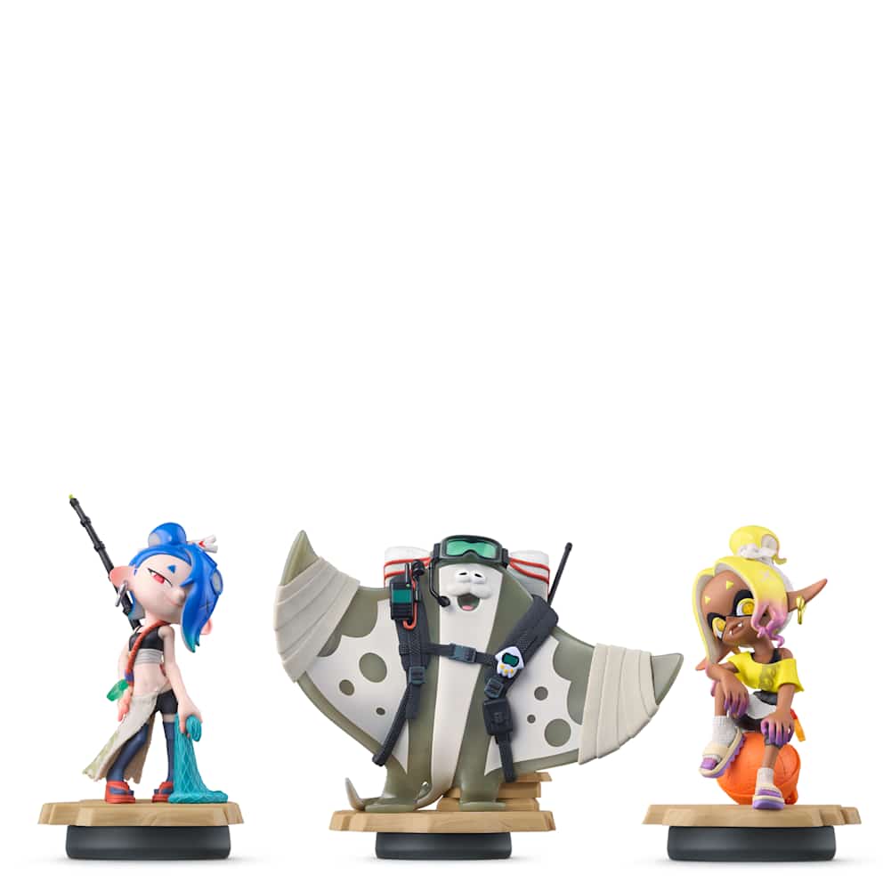 Splatoon Raiders Triple Pack amiibo: Shiver, Big Man and Frye