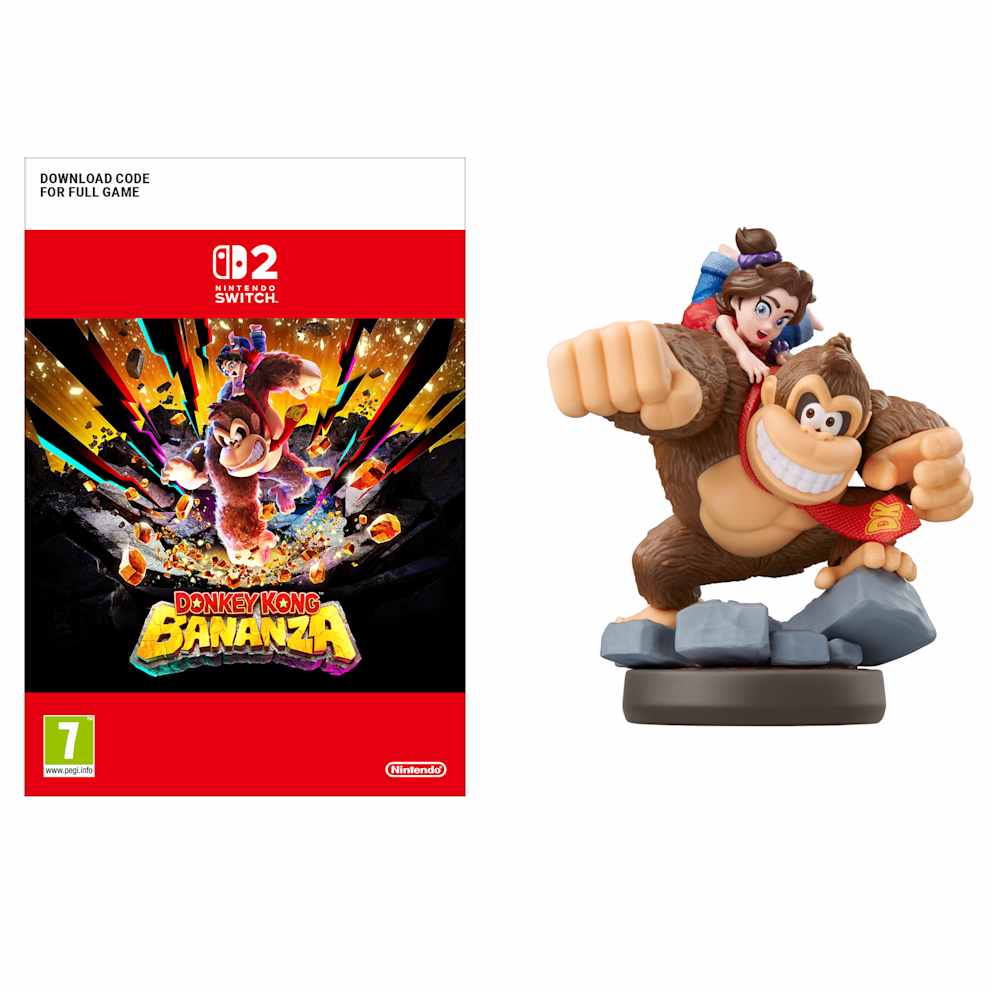 Donkey Kong Bananza + Donkey Kong & Pauline amiibo (Donkey Kong