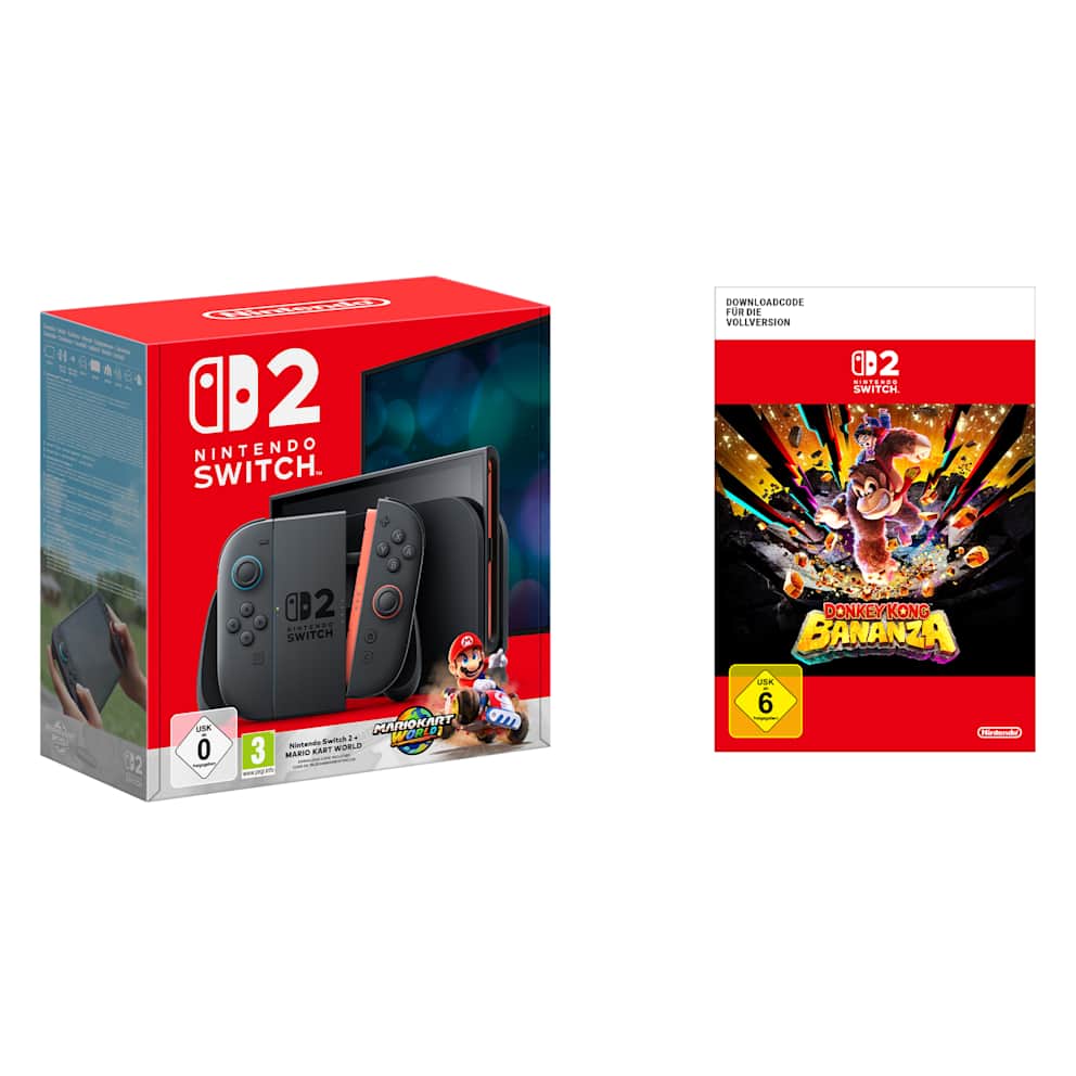 Nintendo Switch 2 + Mario Kart World + Donkey Kong Bananza