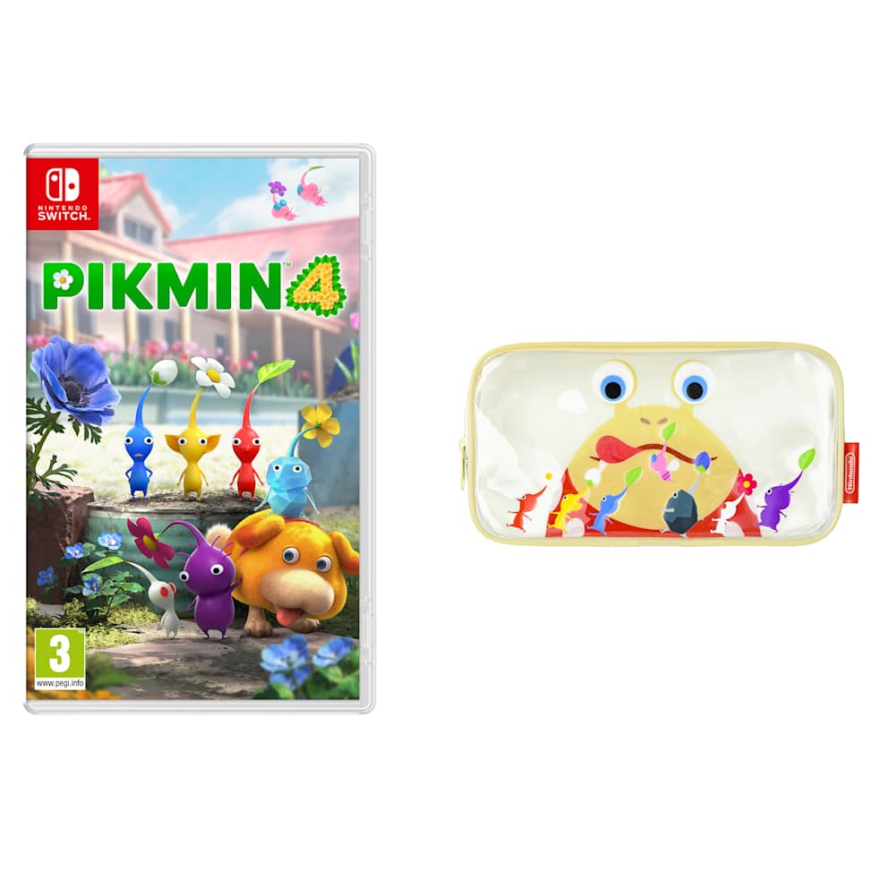 Pikmin 4 + Pikmin Clear Pouch - My Nintendo Store