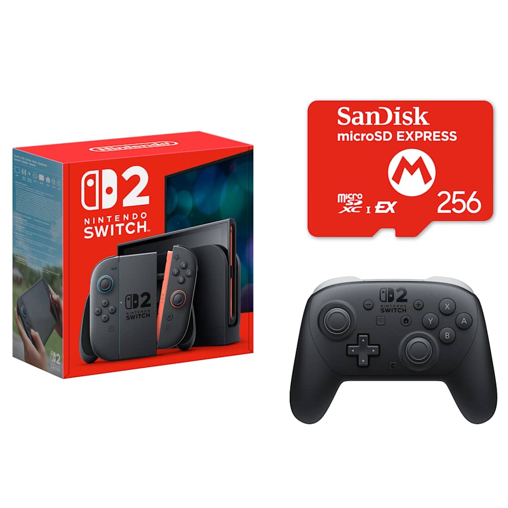 Nintendo Switchブラック& PROコントローラー、SDカード付き Switch]microSDカード(マイクロSDカード) 256GB GRAMOLUX(グラモ