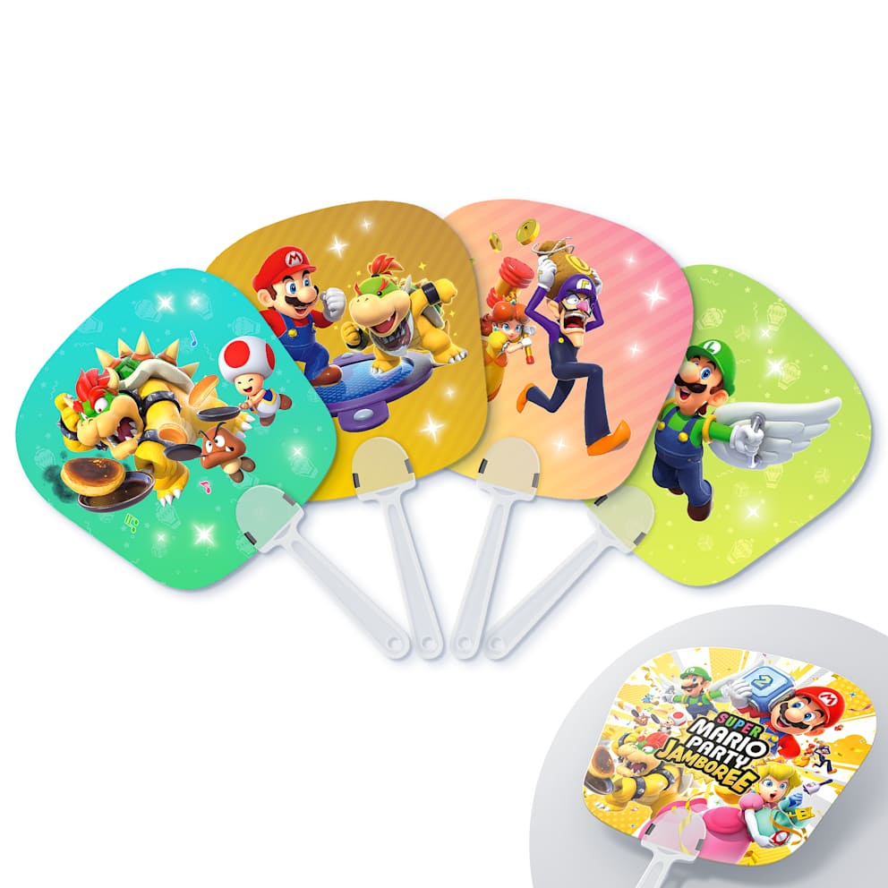Super Mario Party Jamboree Hand Fan Set - My Nintendo Store